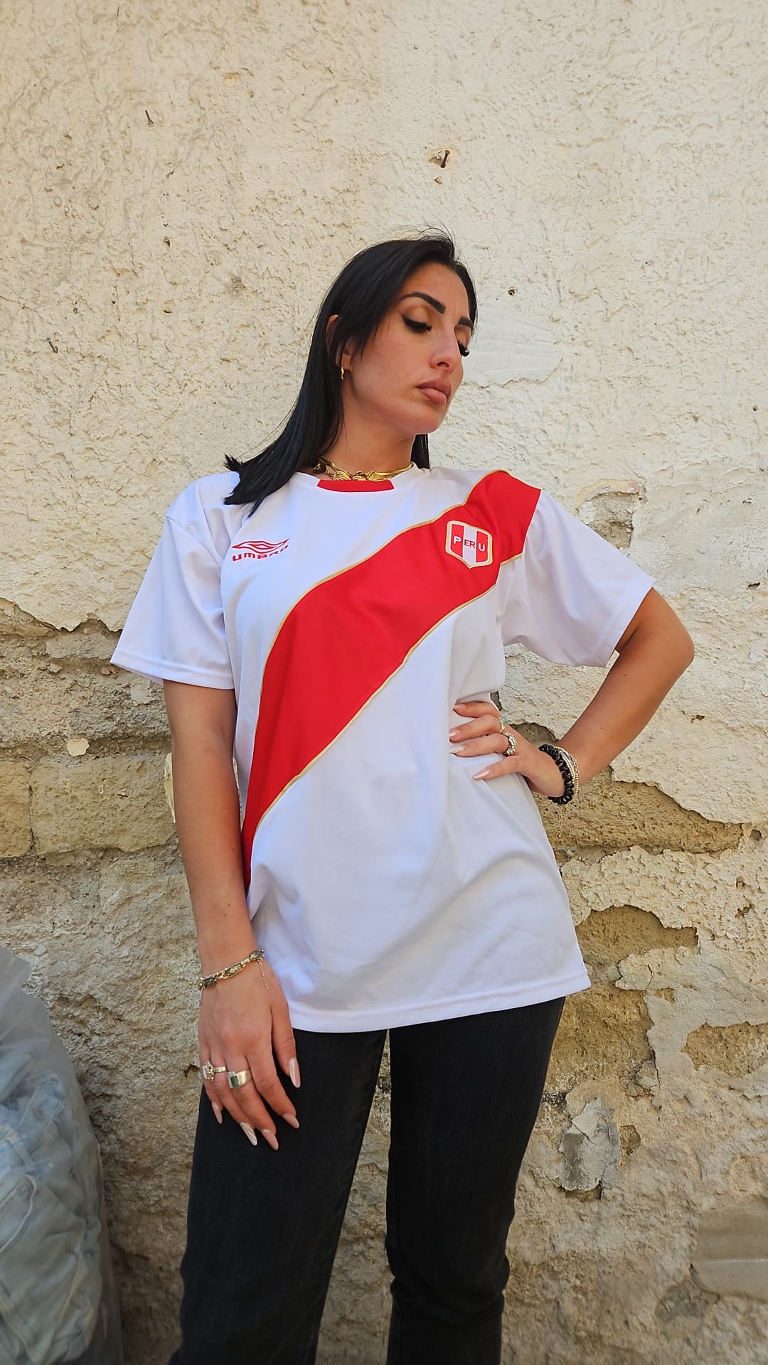 Maglia calcio Umbro Peru Cueva 2017/18