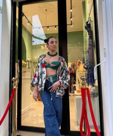 Cardigan primaverile stile barocco vintage
