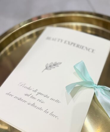 BEAUTY EXPERIENCE – UN PICCOLO GESTO DI BELLEZZA PER UNA GRANDE EMOZIONE by Noemy Nocera